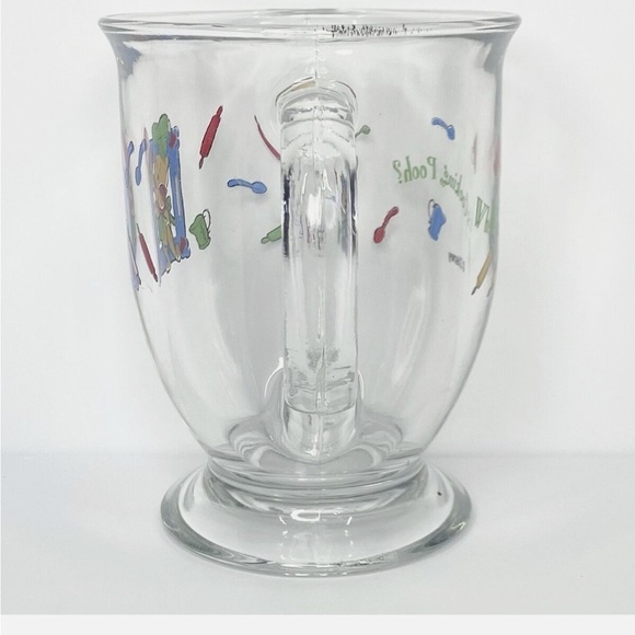 Vintage Disney What's Cooking Pooh? 16oz Footed Mug Anchor Hocking. - Picture 4 of 7